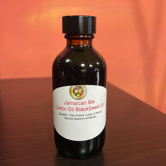 Jamaican Blk Castor Oil/BlackSeed Oil Natural Antibiotic & Breast Lump Killer 2oz