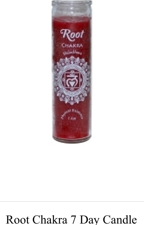 Root Chakra 7 Day Candle
