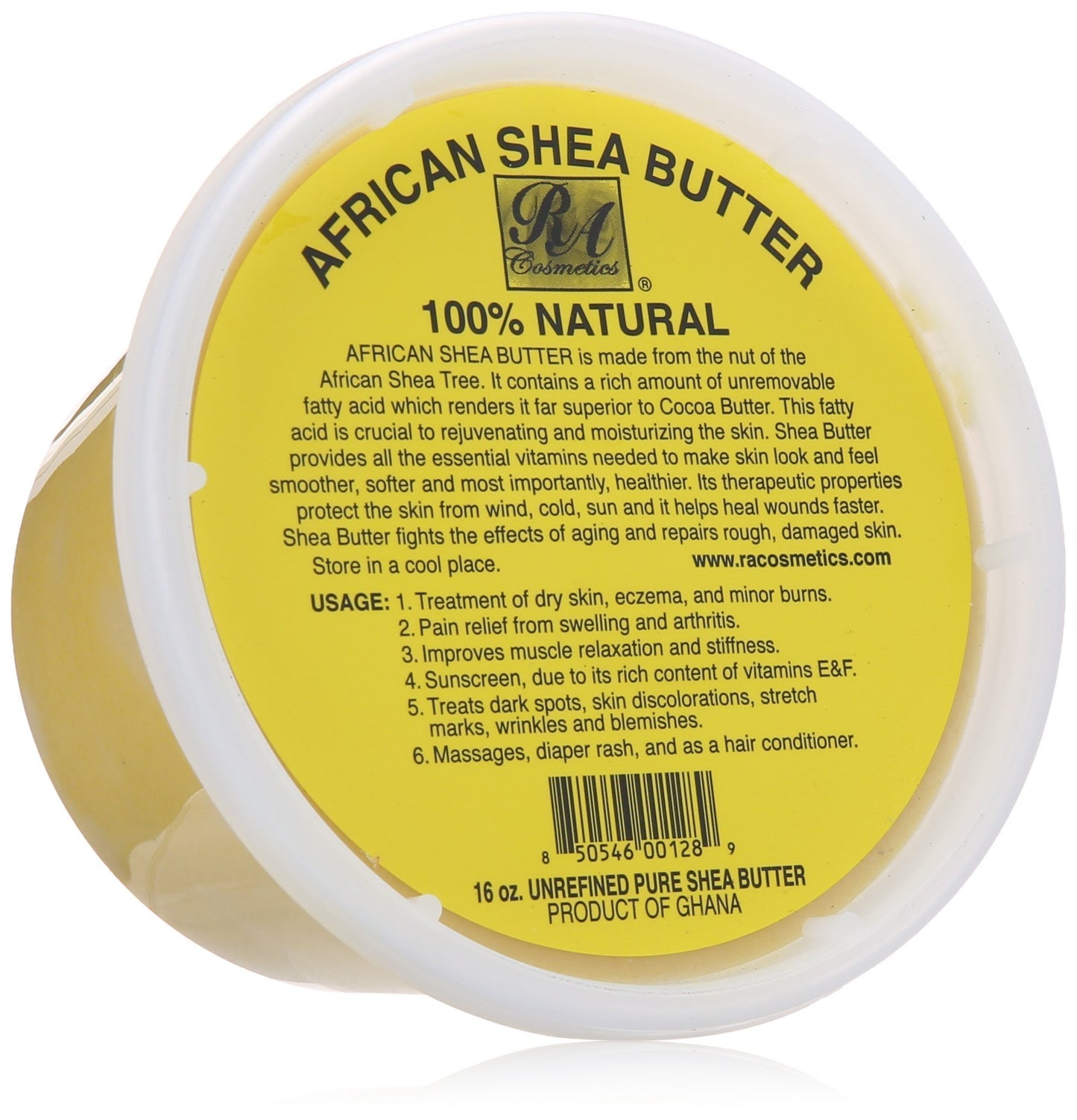 Yellow African Shea Butter 16oz