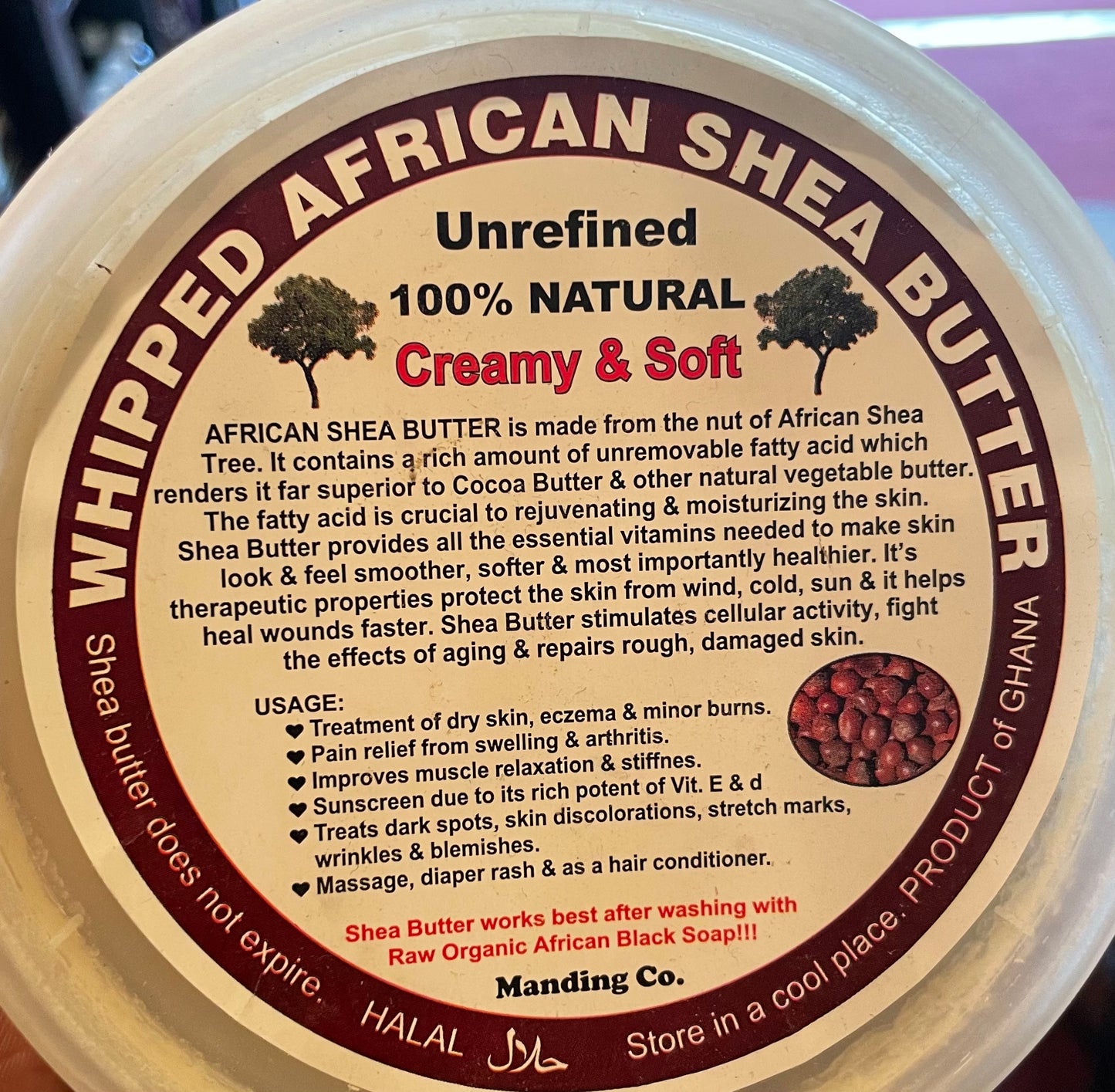 Whipped African Shea Butter