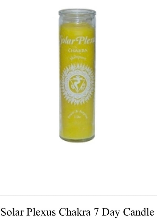 Solar Plexus 7 Day Candle