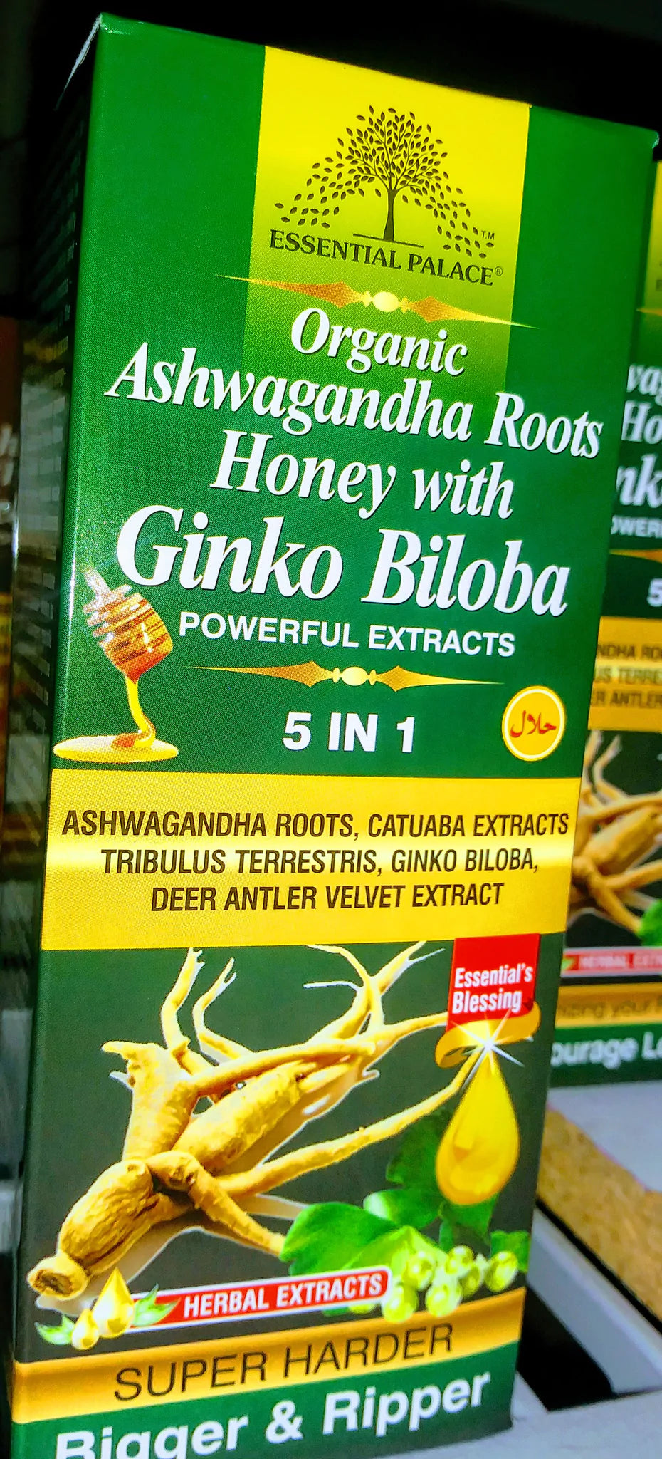 Ginko Biloba Ashwaganda Root 5N1