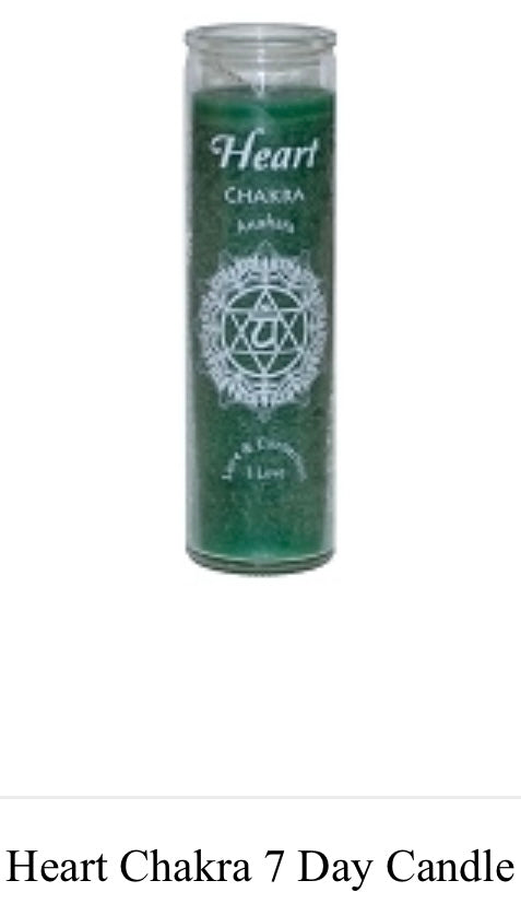 Heart Chakra 7 Day Candle